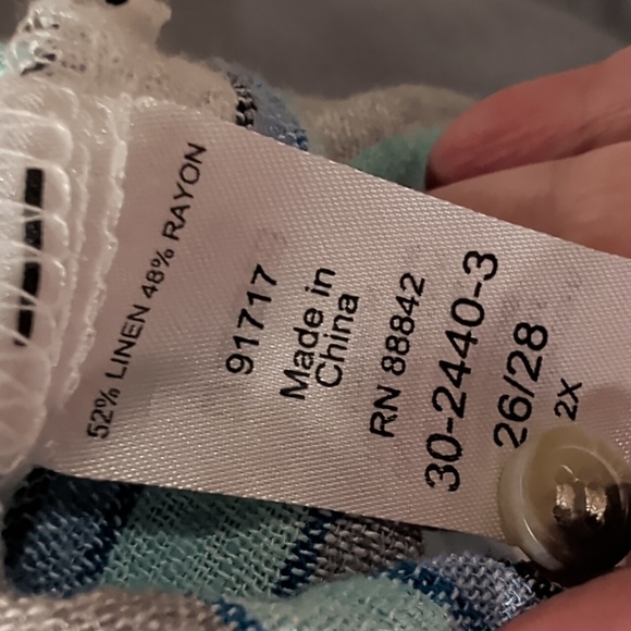 Woman Within DRESS/COVERUP 2X - Picture 7 of 11